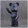 Аниме Манга Манга 400% Bearbrick Bear Brick Фигурки Игрушки ПВХ 28см Модель Diy Краска Куклы Дети День Рождения Прямая Доставка Dhzag