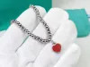 Pulsera de corazón Pulsera de cuentas redondas de esmalte rosa rojo azul Pulsera con colgante de amor Anillo artesanal de alta gama Cuentas redondas de brillo completo que combinan con todo