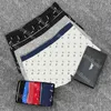 Homem shorts cuecas da marca de designers maduros moda de moda impressa masculina boxers sexy de tamanho grande 3pcs/lote