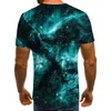 القمصان T Camiseta Estampada Cu Estrelado Masculina Camisa Curta Para Vero Com Estampa 3d Gola Redonda Moda de 2023