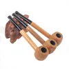 Hand Wood Smoking Pipe Tobacco Wooden Cigarette Herbal Filter Tips Pipes Handmade 153mm length Accessories Tools Oil Rigs