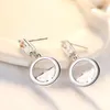 Dangle Earrings CAOSHI Elegant Female Wedding Trendy Fashionable Pendant Shiny CZ Aesthetic Women Engagement Accessories Fancy Jewelry