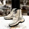 Laarzen Winterschoenen Dames Warm Bont Sneeuw Dames Katoen Vrouwelijke Hoge Top Enkel Slijtvaste Slip Bota 230922