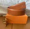 2023 Femmes Designer Ceinture Marque Classique Lettre Oeillet Créateur De Mode Véritable Ceinture En Cuir Hommes Ceintures Ceinture boîte