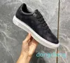 Scarpe casual di marca Scarpe stringate in pelle da uomo retrò Moda stampa trainer Sport Scarpe sportive piccole bianche