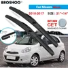 Limpiaparabrisas Escobilla De Limpiaparabrisas Para Nissan Micra 21 "+14" 2010-2017 Limpiaparabrisas Escobillas Lavado De Ventana Ajuste Brazos Con Gancho En U Q231107