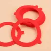 New 1Pc Leakproof Silicone Replacement Gasket Seals Reusable Seals Mason Jars O Rings Gaskets Rubber Sealings Canning Cup Accessory