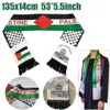 ZK20 14*130 Sciarpa palestinese color Ding Bib Nastro con bandiera palestinese appesa al collo