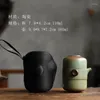 Ensembles de thé Ensemble de théière en céramique de voyage théière chinoise 1 2 Mini tasses tasses à thé en porcelaine avec infuseur sac Portable pour l'extérieur