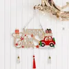 Noel dekorasyonları Tassels Ahşap Festivali ile Dekor Dekoru Dekoru Hemat Karikatür Noel Ağacı Parti Evi için Stockc