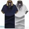 Diseñador Polo Ropa para hombre Poloshirt Camisa Hombres Mezcla de algodón Manga corta Casual Transpirable Verano Transpirable Ropa sólida Tamaño 203F