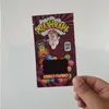 warheads edible mylar packaging bags chewy cubes wowheads 3 side seal zipper smell proof in stock Vrhfh