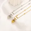 Pendant Necklaces Designer Lock Necklace Charm Luxury Jewelry Women's Romantic Party Gift Long Chain Spring New 18K Gold Wedding ceremony ZG1341 S7YA