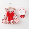 Girl Dresses Toddler Baby Girls Floral Sleeveless Dress Summer Back Bow Backless A Line Flower Long Sleeve Shirt