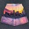 Men S Shorts Summer och Women s Casual 3D Print Art Statue S Outdoor Fashion Mesh Quick Dry Pants 230407