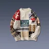 Men's Sweaters Christmas Sweaters for Men and Women Autumn American Fashion Pullover High Street Couples Funny Unisex Knitwear Men Clothes 231107