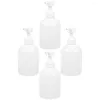 Butelki przechowywania 4 szt. Składa mydlanowa szampon pompa Butelka dozująca dozownik uzupełniania odżywek zwierząt domowych