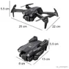 Drones Opvouwbare drone 4K HD Dubbele camera Afstandsbediening Helikopter Flip 3D Telebestuurde helikopter voor kinderen Tieners Speelgoedcadeaus