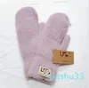 Luvas de inverno moda feminina masculina luxo esportes ao ar livre luvas de esqui de inverno quente