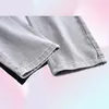 2021 Herren Jeans Klassische Modemarke HipHop Denimhose Sommer Hochwertiges Reißverschluss mit hoher Wäschemittel Weiche Elastizitätsbrief Emble34301225