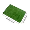 Декоративные цветы Реалистичные искусственные травы симуляция газона стена зеленое растение DIY свадебный мини -сад крытый наружный ковер