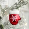 クリスマスデコレーション2pcschristmasアイスクリーム雪だるまの家5点星小さな松葉杖の組み合わせ装飾品の子供の木