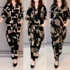 Women's Two Piece Pants Suit 2023 Summer Korean Version Loose Print Tops Harem Sets Matching Trendy Plus Size Clothing For Women