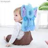 Oreillers Bébé tête protecteur sac à dos oreiller pour enfants 1-3 ans enfant en bas âge enfants doux PP coton coussin de protection dessin animé sécurité PillowsL231106