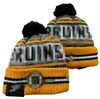 Luxury Bruins Beanies Boston Beanie Hockey Designer Winter Bean Men and Women Fashion Design Knit Hats Fall Woolen Cap Jacquard Unisex Skull Sport Knit Hat A