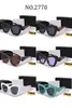 최고 고급 선글라스 폴라로이드 렌즈 디자이너 여성 남성 고글 여성을위한 시니어 안경 안경 프레임 빈티지 금속 태양 안경 6 색