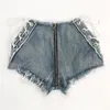 Shorts pour femmes Summer Femmes Denim Girl Lace Up Bandage Sexy Taille Haute SSStreet Mode Casual Jeans Courts