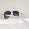 СОЛНЦЕЗАЩИТНЫЕ ОЧКИ AVITOR Frame Зимние женские дизайнерские солнцезащитные очки Блестящая черная инъекционная оправа с желтыми линзами Мужские очки для вождения на открытом воздухе GG1455S высшего качества