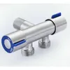 Wastafelkranen Kraan Dubbel handvat Dual Control Nozzle Enkel koud spuitpistool Roestvrijstalen toilet voor wasmachine