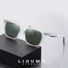 Sunglasses Fashion Square Sunglasses Polarized Men Women Ultra Light TR Frame G15 Glasses Anti-Glare Driving Goggle lunette de soleil femme P230406