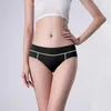 Women's Swimwear Cotton Panties Women Briefs Female Underpants 5PC Underwear Mid-Waist Butt-Lifting Solid Color Comfortable