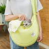 Dog Carrier Pet Knapsack Inclined Shoulder Bag Cat Backpack Puppy Kitten Transport Canvas For Outing Chihuahua M