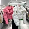 Parkas de plumón para mujer 2023 Coreano Chic Cuello de punto Otoño Invierno Abrigo Mujer Espesado Puffer Chaqueta Suelta Parka Cálida Chaqueta acolchada de algodón Abrigos cortos J231107