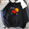 Moletons femininos moletons uns veno sin ti bad coelho estampei capuz kawaii roupas estéticas estéticas de moletons soltos ulzzang seve pullovers sudadera mujer 0407h23