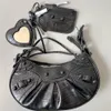 Borsa a mezzaluna firmata le cagole moto Vera pelle Borsa a tracolla moda di lusso mini Frizione ascellare Borse a spalla da donna Totes pochette con portamonete