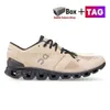 scarpa on cloud Scarpe con cuscino On Cloud x 3 Scarpe da allenamento incrociate Mesh Uomo Donna Sneakers telaio avorio magnete eclissi nero magnete fulvo m