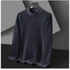 Herentruien Hoge kwaliteit Europese editie Halfhoge hals Herfst/Winter Onderjas Stijlvol Casual Slim-fit Top Base Shirt Bovenkleding