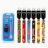 510 vape 배터리 900mah e 카트 카트리지 아토마 미저 탱크 가열 장치 조절 가능한 전압 물집 팩 USB 충전기 용 담배 트위스트 배터리