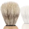 Nylon Material Woody Beard Brush Bristles Shave Tool Man Male Shaving Brushes Shower Room Accessories Clean Home 11 LL