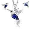 Necklace Earrings Set Fashion Animal Bird Pendant And Stud Jewelry Women Elegant Accessories