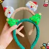 Accessori per capelli Fascia per albero di Natale Fascia per Babbo Natale Elfo Fata Orecchio di cervo Corna di peluche