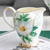Zestawy herbaciarni Ceramiczny garnek do kawy puchar herbaty spodek czajniczka cukierowa miska mleka słoik europejski kubek popołudniowe naczynia kawowe
