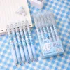 12pcs/lot Cartoon Cinnamoroll Gel Pen Cute Big Ear Dog Pens Students Stationery 0.5mm Black School Children Write Supply 2957