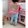 Backpacks przedszkole kreskówka Baby Cartoon płócien Plecak światło duża przestrzeń wyjdź na zewnątrz materiału do przechowywania torba na zewnątrz przenośny plecak Q231108