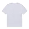 T-shirt de luxe pour hommes, imprimé de lettres personnalisées, manches courtes, respirant, décontracté, haut tendance, noir et blanc, été