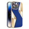 Galvanisierte S-förmige Handyhülle mit Linsenglasfolie für iPhone 15 Pro Max 14 13 12 11 Luxus-Abdeckung, stoßfest, Anti-Drop